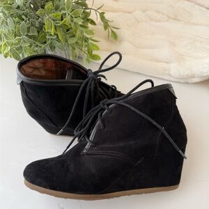 Mad Love wedge ankle booties size 9
